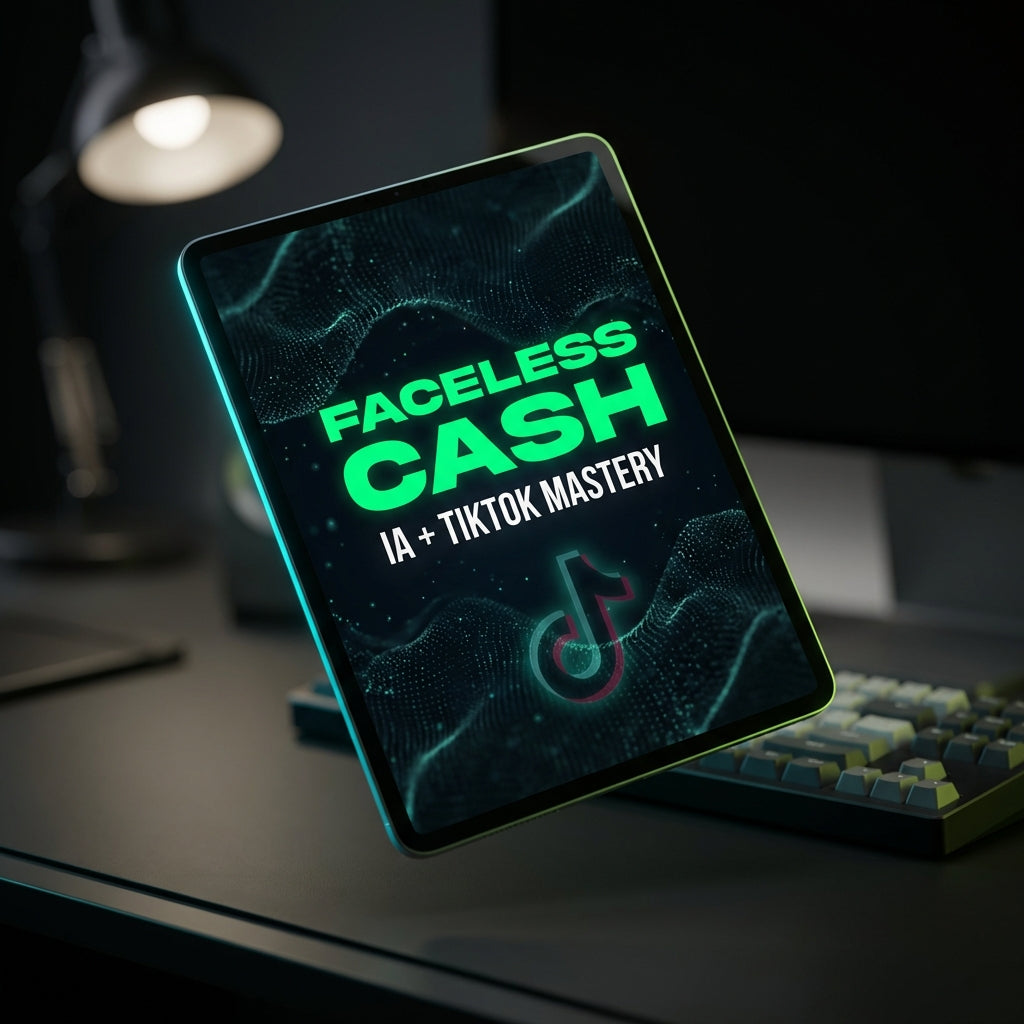 Faceless Cash: El Método de Clonación Viral con IA + 3 BONUS EXLUSIVOS + USD Cash-Flow: Nichos de Alta Retención + SDR - Scripting de Respuesta Directa 30%